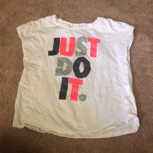Little girl Nike shirt